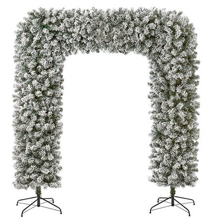 8FT Double Flocked Tree Arch Premier | AT77